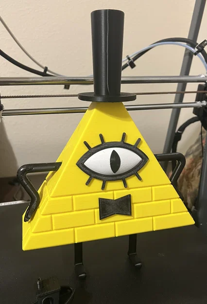 Mô hình Bill Cipher từ phim hoạt hình Gravity Falls - Image 1