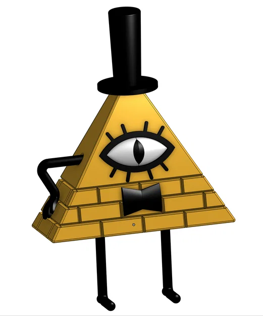 Mô hình Bill Cipher từ phim hoạt hình Gravity Falls - Image 2