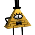 Mô hình Bill Cipher từ phim hoạt hình Gravity Falls - Thumbnail 2