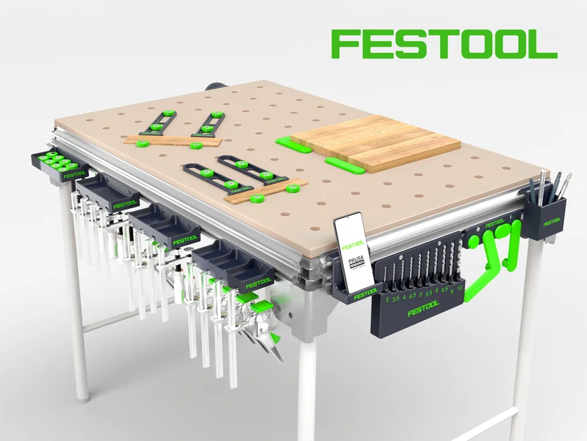 Bộ phụ kiện đa năng cho bàn làm việc Festool MFT 3 - Image 2