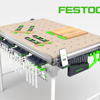 Bộ phụ kiện đa năng cho bàn làm việc Festool MFT 3