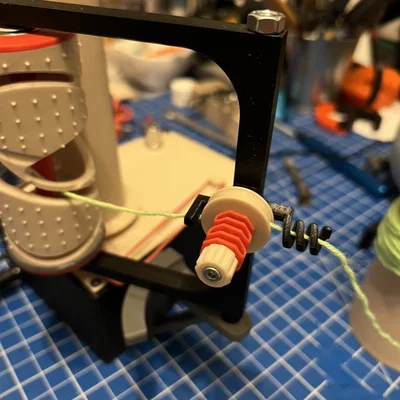 Yarn cone winder v2 - Máy quấn sợi len thủ công hoặc dùng motor