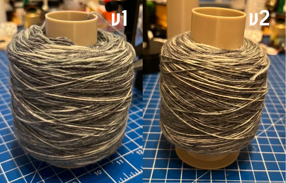 Yarn cone winder v2 - Máy quấn sợi len thủ công hoặc dùng motor - Image 5