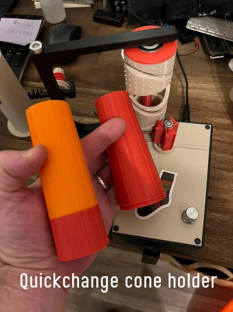 Yarn cone winder v2 - Máy quấn sợi len thủ công hoặc dùng motor - Image 7