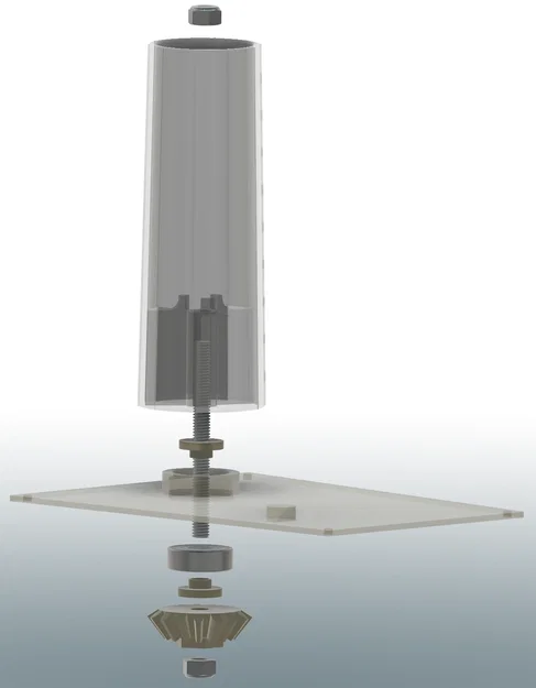 Yarn cone winder v2 - Máy quấn sợi len thủ công hoặc dùng motor - Image 16