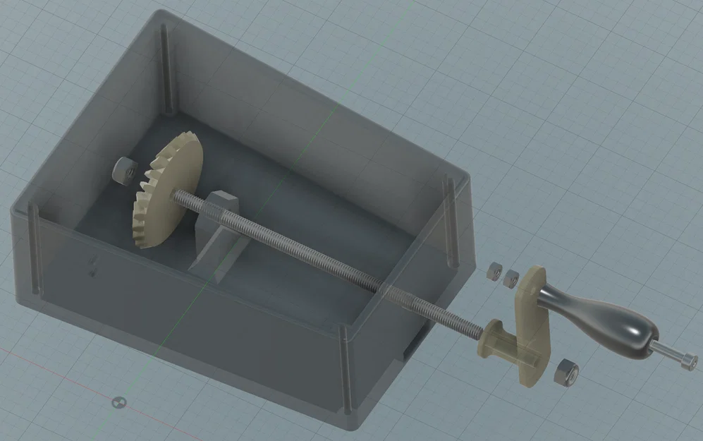 Yarn cone winder v2 - Máy quấn sợi len thủ công hoặc dùng motor - Image 17