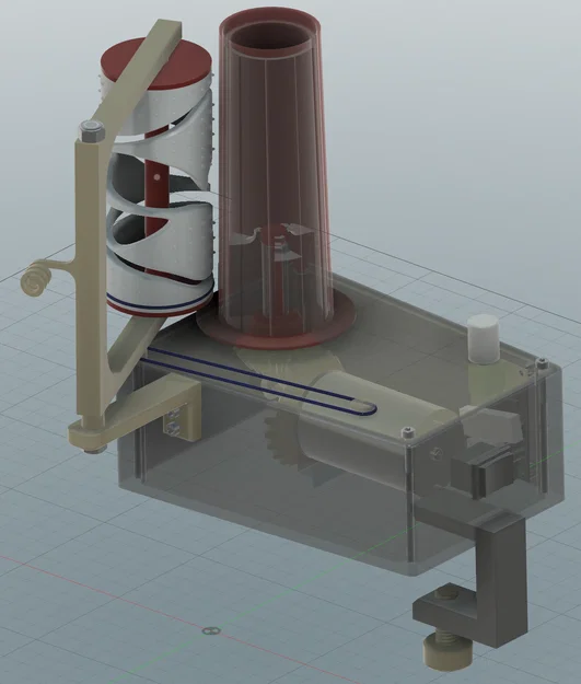 Yarn cone winder v2 - Máy quấn sợi len thủ công hoặc dùng motor - Image 20