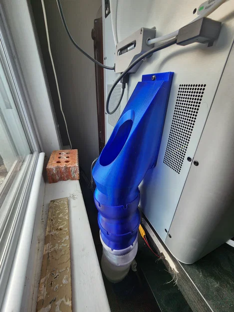 Ống thoát rác linh hoạt cho máy in Bambu (chỉ dùng cho cửa sau) - Image 1