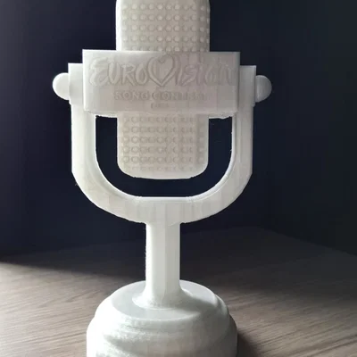 Mô hình Cúp lưu niệm Eurovision Song Contest (ESC Trophy) độc đáo