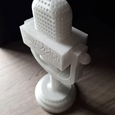 Mô hình Cúp lưu niệm Eurovision Song Contest (ESC Trophy) độc đáo