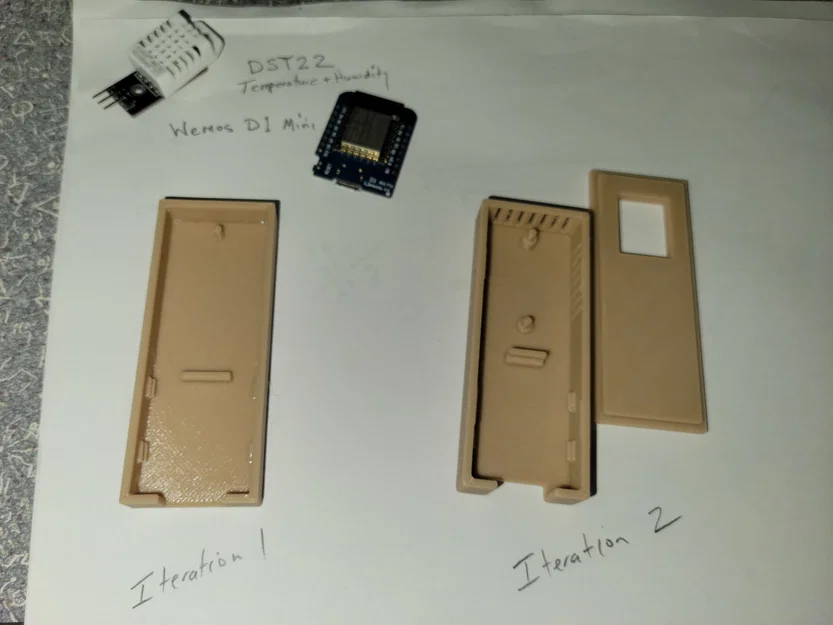 Hộp bảo vệ 3D cho Wemos D1 Mini và cảm biến DHT22 cực gọn - Image 2