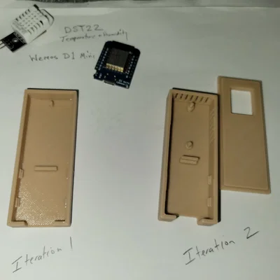 Hộp bảo vệ 3D cho Wemos D1 Mini và cảm biến DHT22 cực gọn