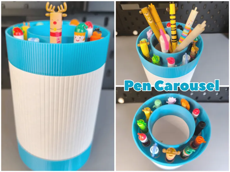 Legami Pen Carousel V2 - Khay Đựng Bút Xoay Thông Minh - Image 7