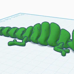 Mô hình chú tắc kè hoa (Articulated Chameleon) in 3D linh hoạt