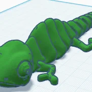 Mô hình chú tắc kè hoa (Articulated Chameleon) in 3D linh hoạt