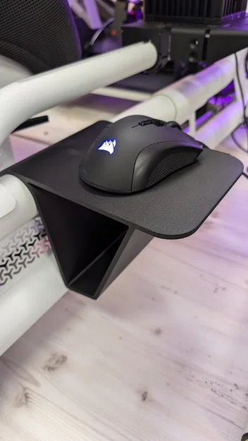 Khay Đỡ Chuột & Hộp Đựng Phụ Kiện Cho Khung Ghế Đua Fanatec Clubsport - Image 1