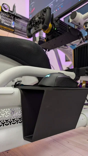 Khay Đỡ Chuột & Hộp Đựng Phụ Kiện Cho Khung Ghế Đua Fanatec Clubsport - Image 2