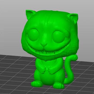 Mô hình 3D mèo Cheshire phong cách Funko POP cực đẹp