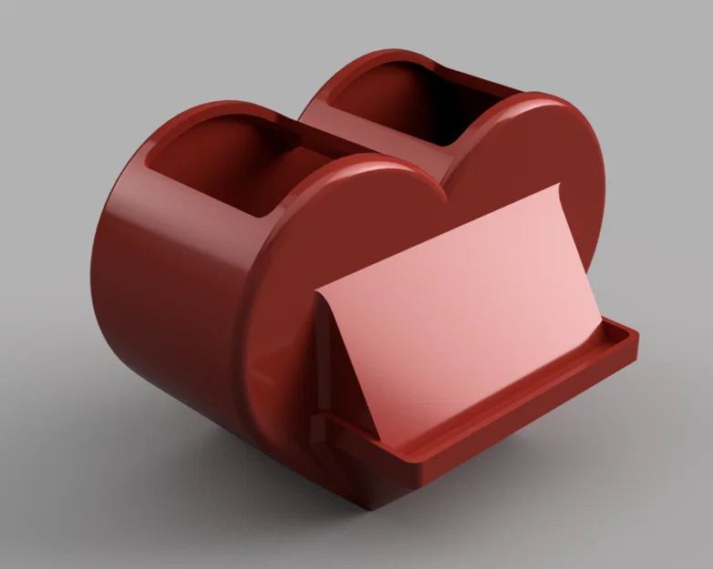 Ống cắm bút hình trái tim - Image 4