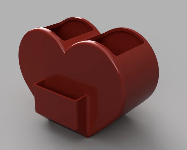 Ống cắm bút hình trái tim - Image 5