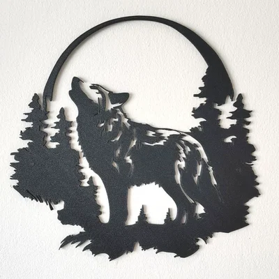 Tranh treo tường hình Sói