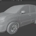 Mô hình xe Fiat Panda 2014 in 3D chất lượng cao - Thumbnail 1