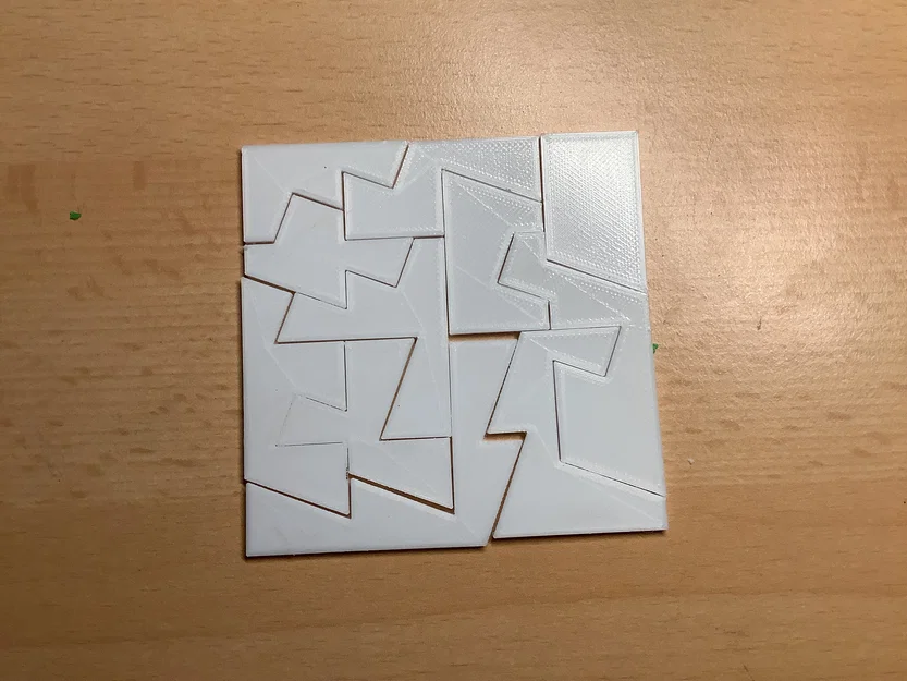 Bộ xếp hình Puzzle 3D tư duy logic - Tự in tại nhà đơn giản - Image 1