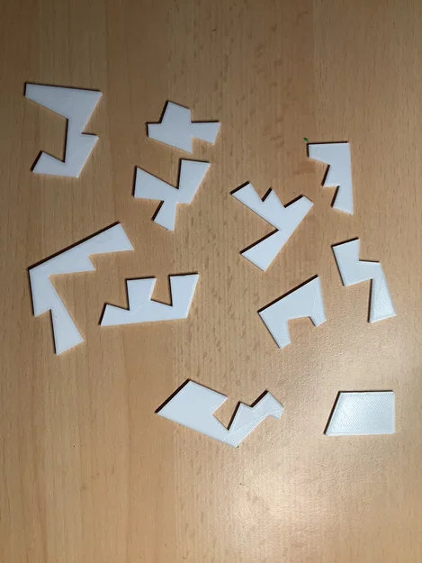 Bộ xếp hình Puzzle 3D tư duy logic - Tự in tại nhà đơn giản - Image 2