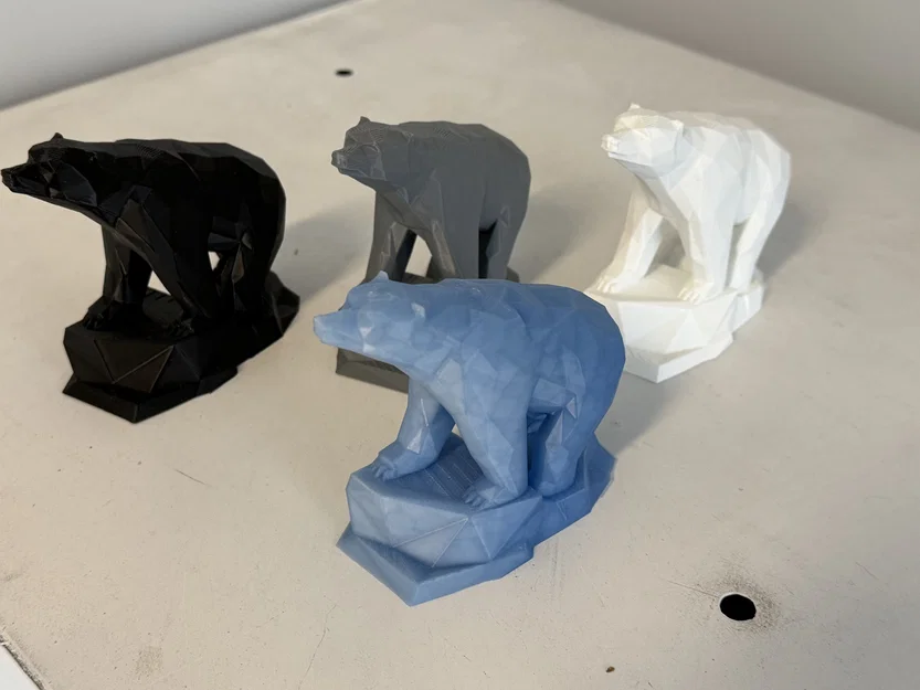 Logo Polar Filament - Mô hình Gấu Bắc Cực Low Poly V3 - Image 1