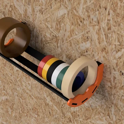 Giá treo băng dính thông minh - Giải pháp sắp xếp bàn làm việc gọn gàng