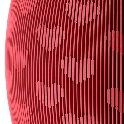 Bình hoa trái tim 3D tinh tế cho ngày lễ tình nhân Valentine