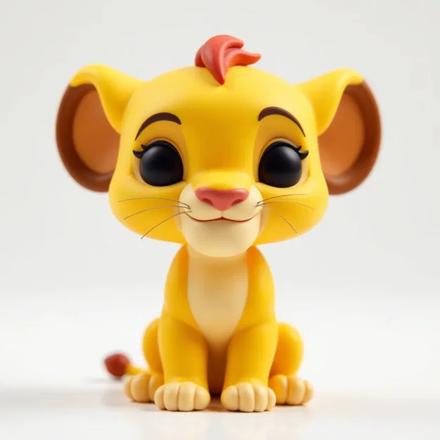 Mô hình Vua Sư Tử Simba phong cách Funko Pop - Image 1