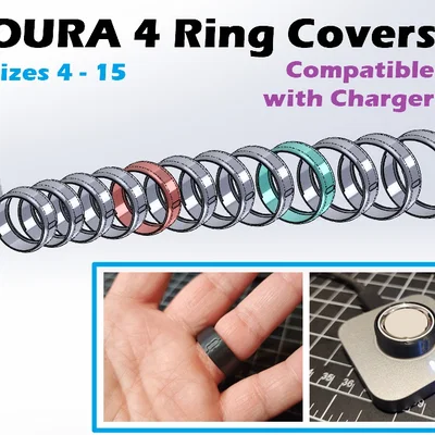 #0196 Ốp bảo vệ nhẫn OURA Ring 4 [Trọn bộ các size]