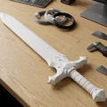 Mô hình thanh kiếm hai lưỡi 3D độc đáo cho Cosplay và Trưng bày - Thumbnail 1