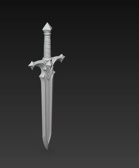 Mô hình thanh kiếm hai lưỡi 3D độc đáo cho Cosplay và Trưng bày - Image 2