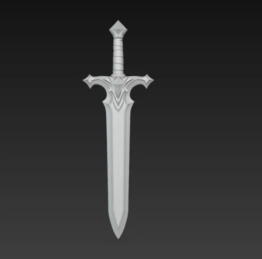 Mô hình thanh kiếm hai lưỡi 3D độc đáo cho Cosplay và Trưng bày - Image 3