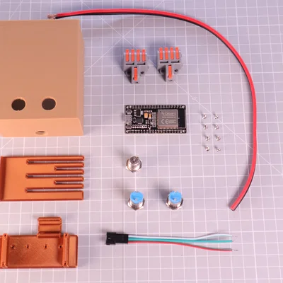 Vỏ bảo vệ bo mạch ESP32 kèm công tắc