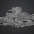 Mô hình 3D xe tăng Matilda Mk I (1938-1940) siêu chi tiết - Thumbnail 1