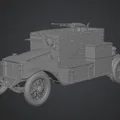 Mô hình xe bọc thép Minerva cổ điển - File in 3D chi tiết - Thumbnail 1