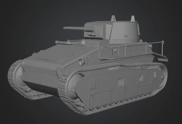 Mô hình in 3D xe tăng Rheinmetall Leichttraktor cực chi tiết - Image 1