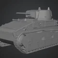 Mô hình in 3D xe tăng Rheinmetall Leichttraktor cực chi tiết - Thumbnail 1