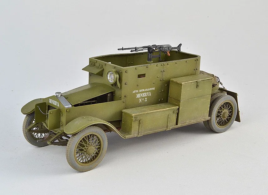 Mô hình xe bọc thép Minerva cổ điển - File in 3D chi tiết - Image 2
