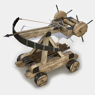 Mô hình Ancient Ballista cổ đại - File in 3D sắc nét chi tiết