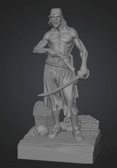 Mô hình in 3D Iron Buccaneer - Tượng cướp biển cực chất - Image 1