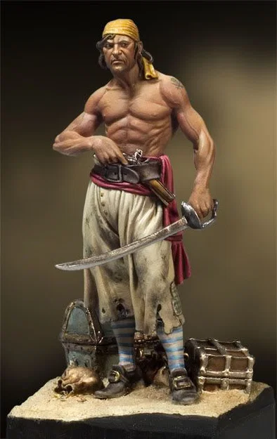 Mô hình in 3D Iron Buccaneer - Tượng cướp biển cực chất - Image 2