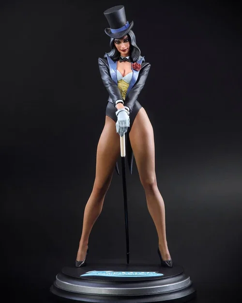 Mô hình 3D The Velvet Illusionist - Tượng nữ ảo thuật gia ấn tượng - Image 2