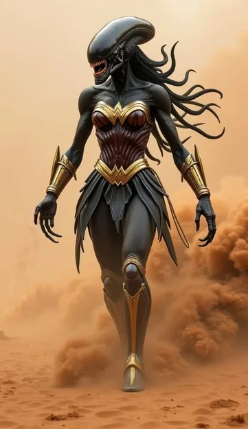 Mô hình 3D Empress of the Ember Sands: Nữ Hoàng Sa Mạc Độc Đáo - Image 2