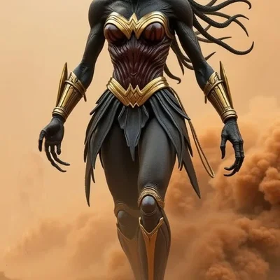 Mô hình 3D Empress of the Ember Sands: Nữ Hoàng Sa Mạc Độc Đáo