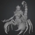 Mô hình Emberclaw Queen: Nữ hoàng Bọ cạp in 3D cực sắc nét - Thumbnail 1