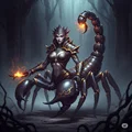 Mô hình Emberclaw Queen: Nữ hoàng Bọ cạp in 3D cực sắc nét - Thumbnail 2